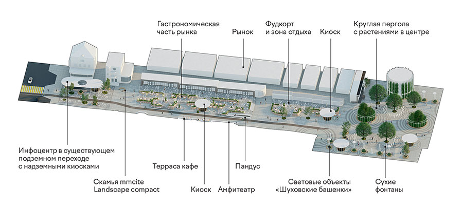 Рекреационный комплекс центра Белгорода