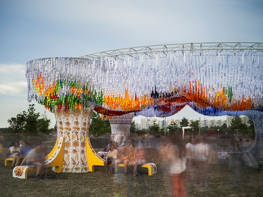 Инсталляции для Международного фестиваля фейерверков
